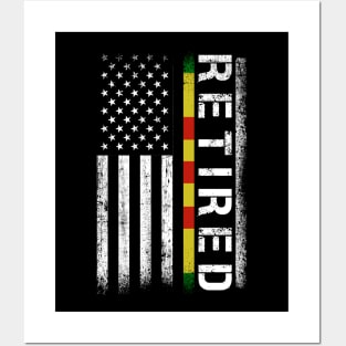 Retired Vietnam Veteran - Military Gift Posters and Art